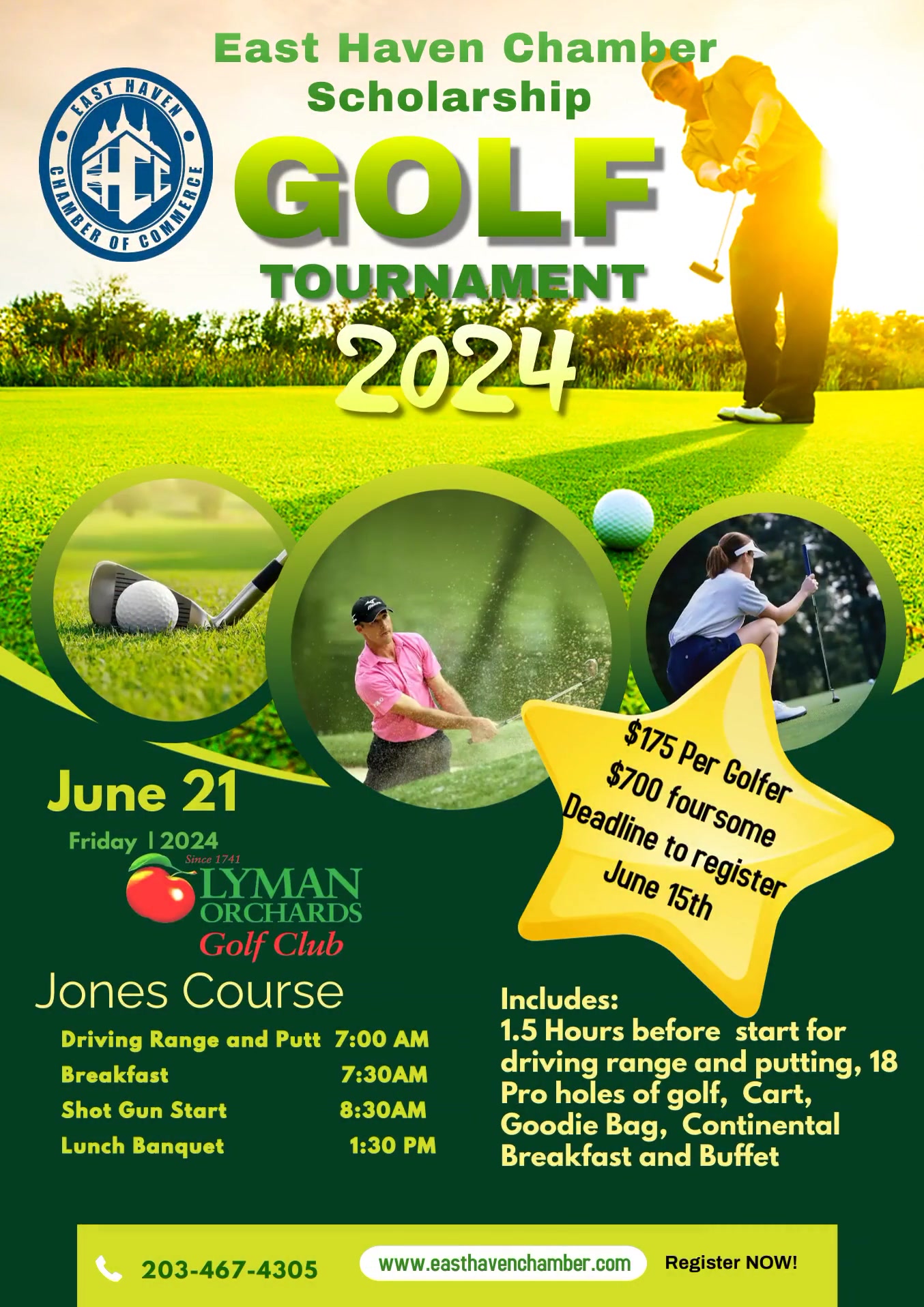 Charity Golf Tournament Ad